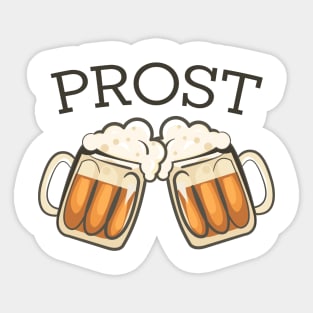 Prost Beer German Oktoberfest Sticker